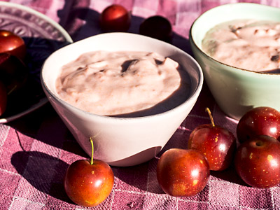 Kirschpflaumencreme