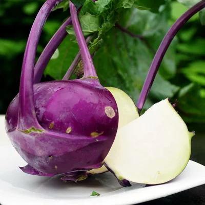 Blauer Kohlrabi
